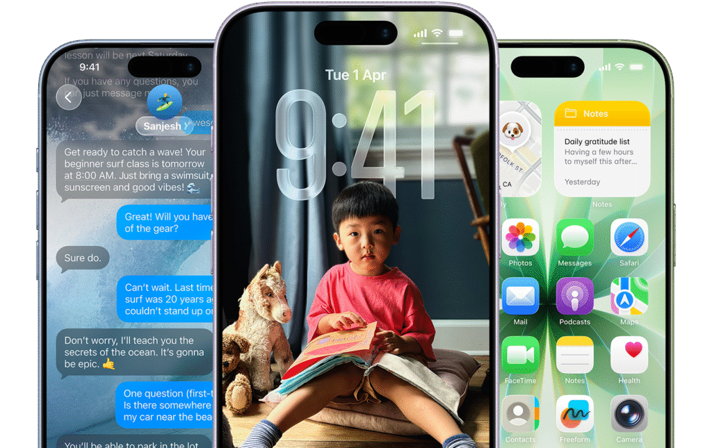 iOS 26. New look. Even more magic.